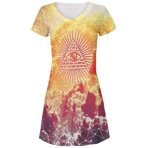Yellow Illuminati Top