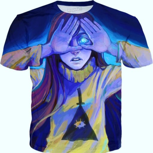 Blue Color Illuminati Tshirt