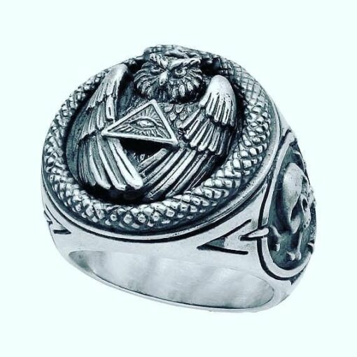 Illuminati Stone Ring